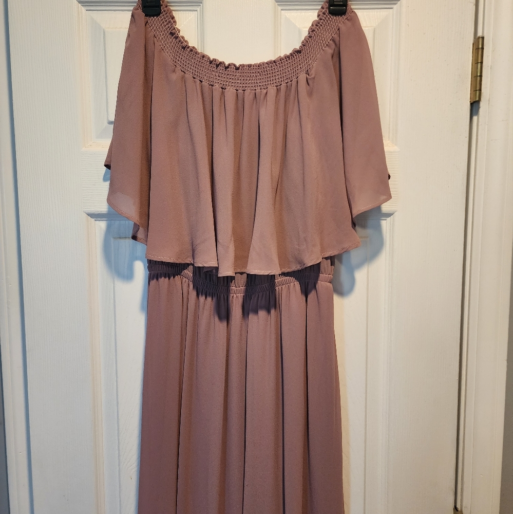 Show Me Your Mumu, Maxi Dress, size XL, color: mauve/eggplant